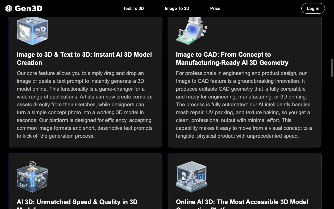 Gen3D — preview screenshot
