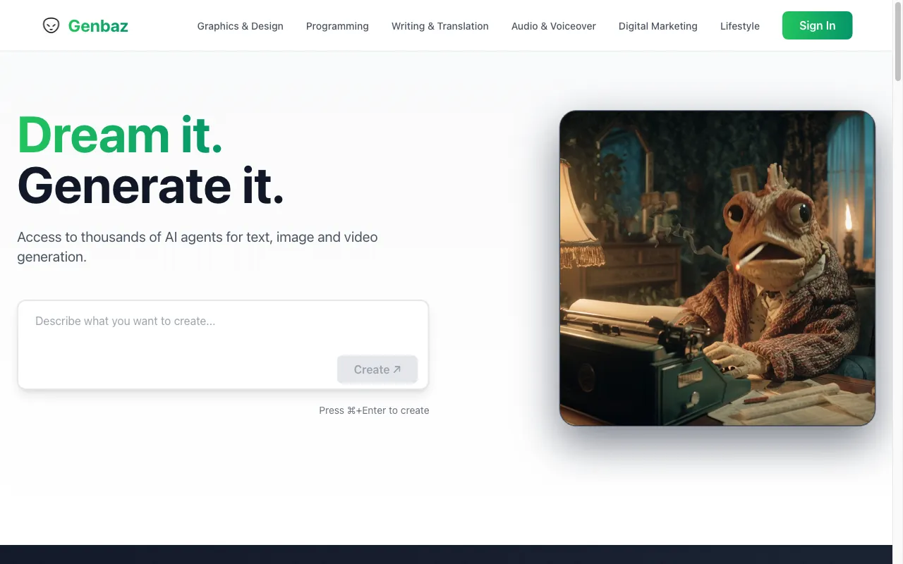 Genbaz — preview screenshot