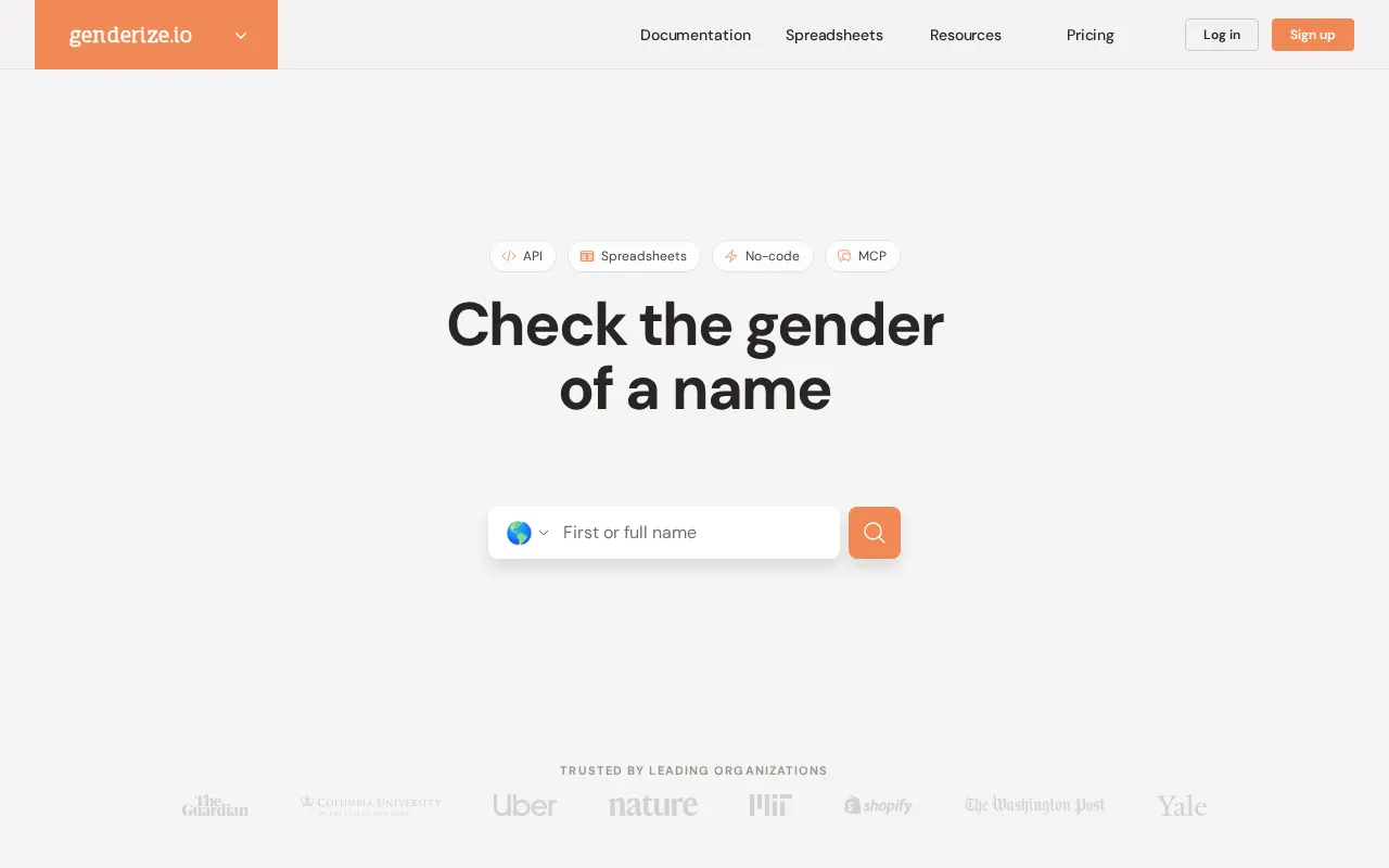 Genderize — preview screenshot
