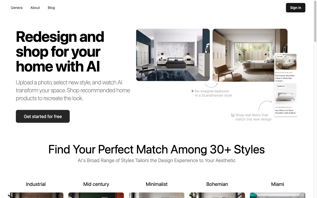 Genera — preview screenshot