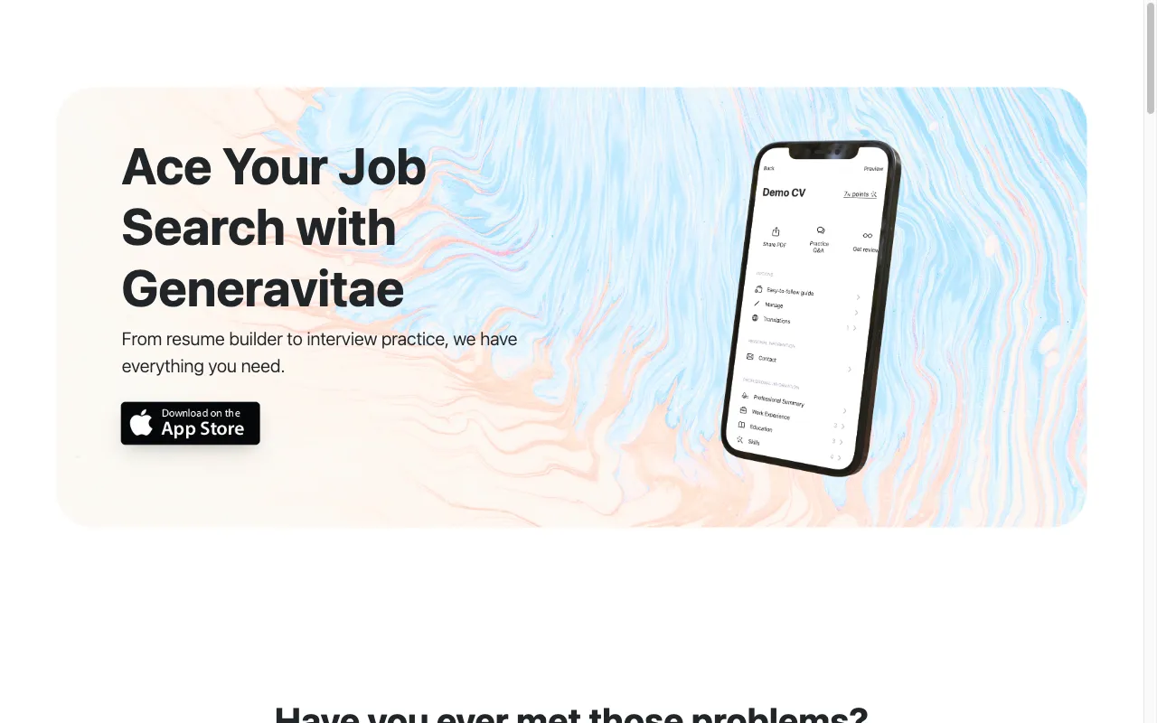 Generavitae — preview screenshot
