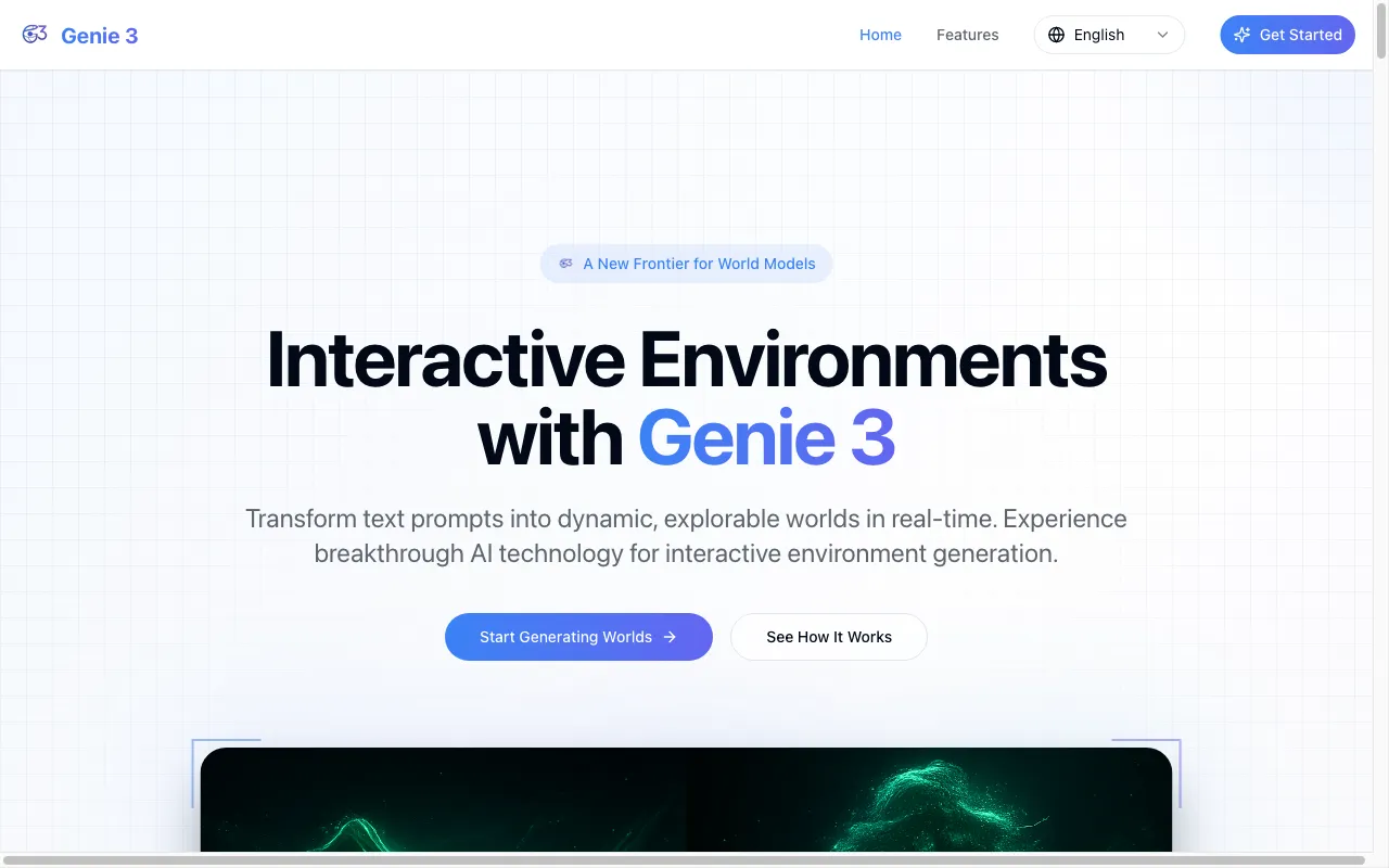 Genie 3 — preview screenshot