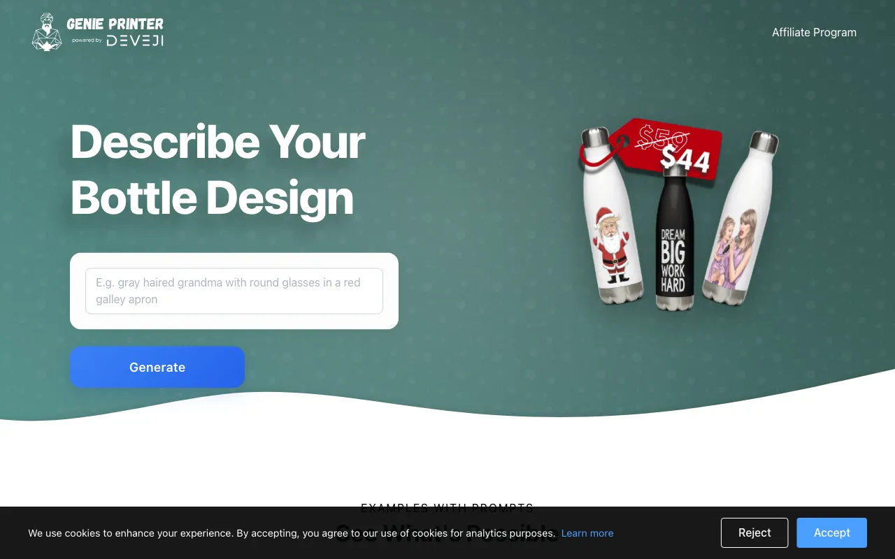 Genie Printer — preview screenshot