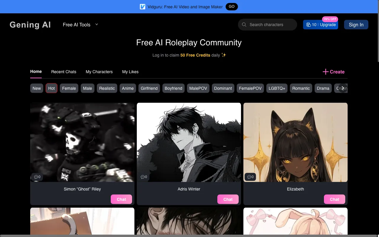 Gening AI — preview screenshot