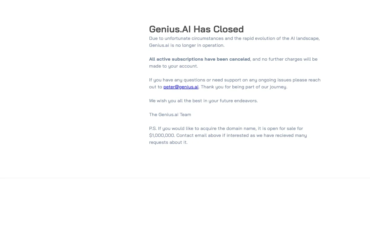 Genius.AI — preview screenshot