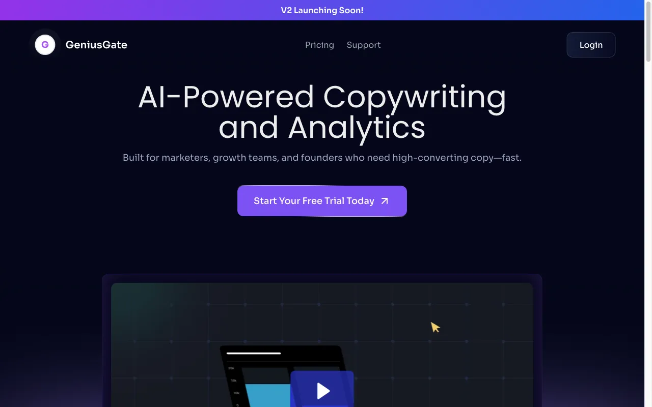 GeniusGate — preview screenshot