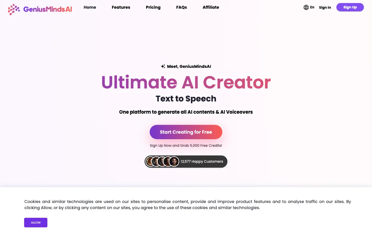 GeniusMindsAI — preview screenshot