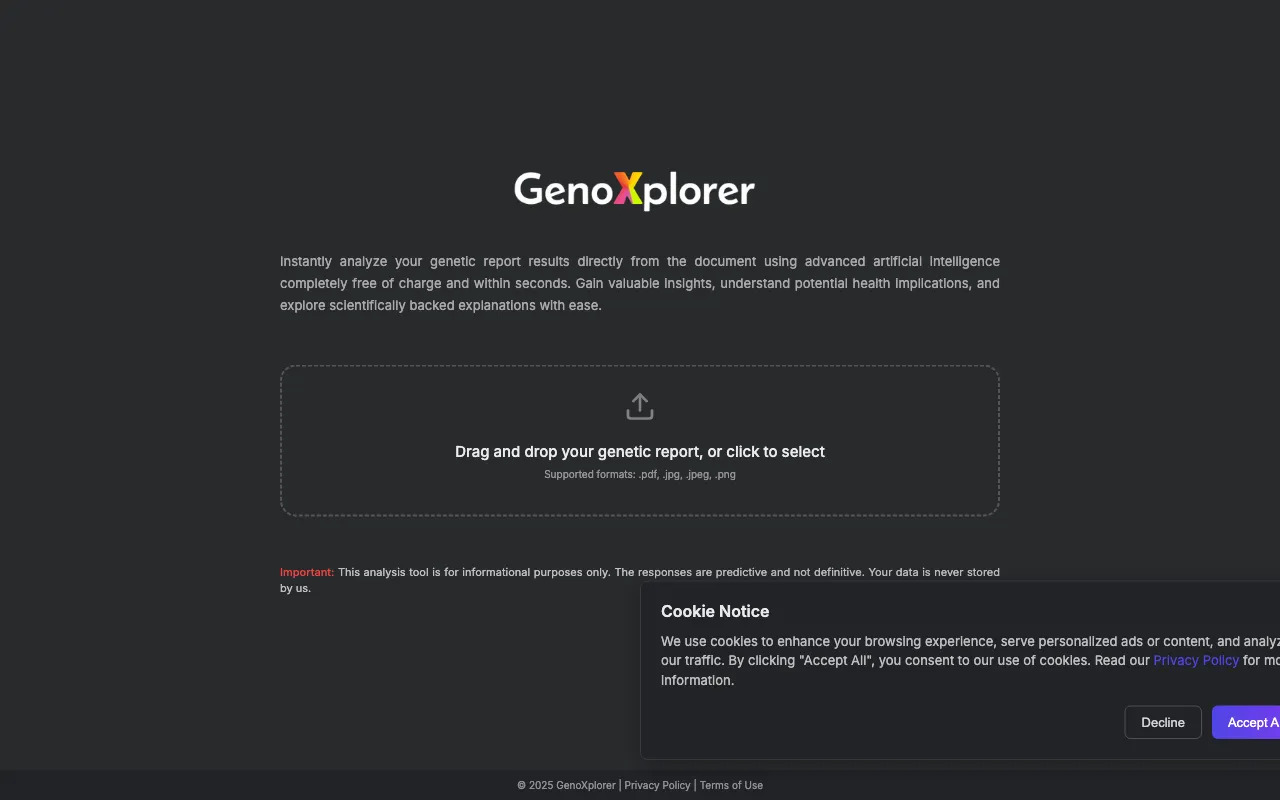 GenoXplorer — preview screenshot