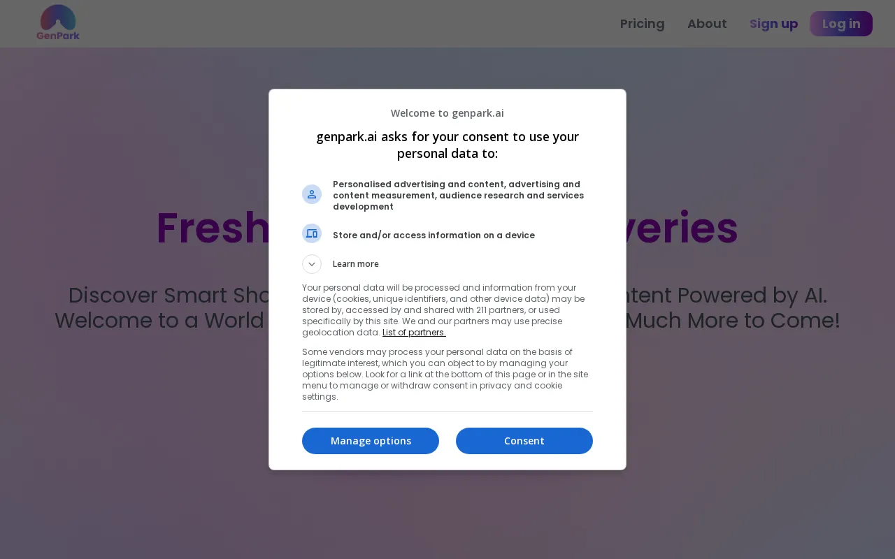 GenPark — preview screenshot