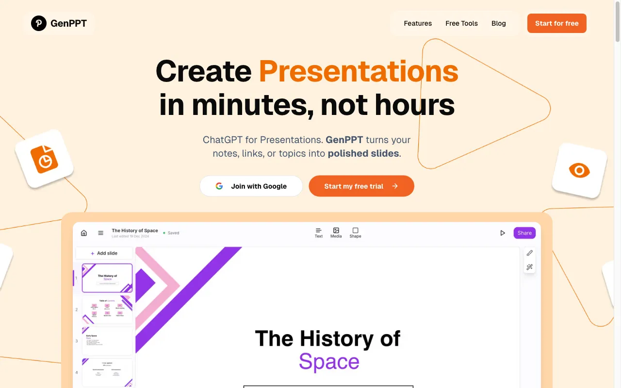 GenPPT — preview screenshot