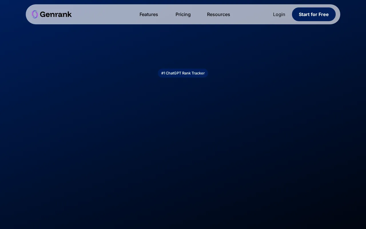 GenRank — preview screenshot