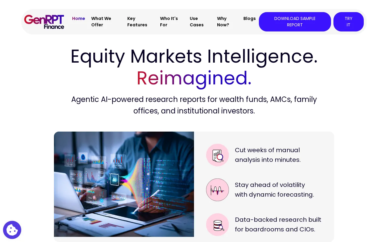 GenRPT Finance — preview screenshot