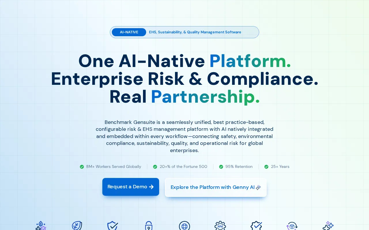 Benchmark Gensuite EHS — preview screenshot