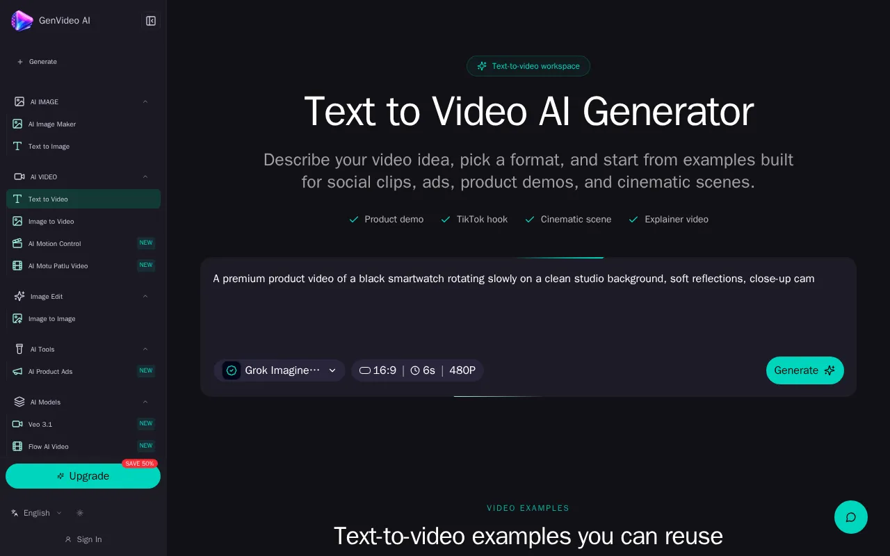GenVideo — preview screenshot
