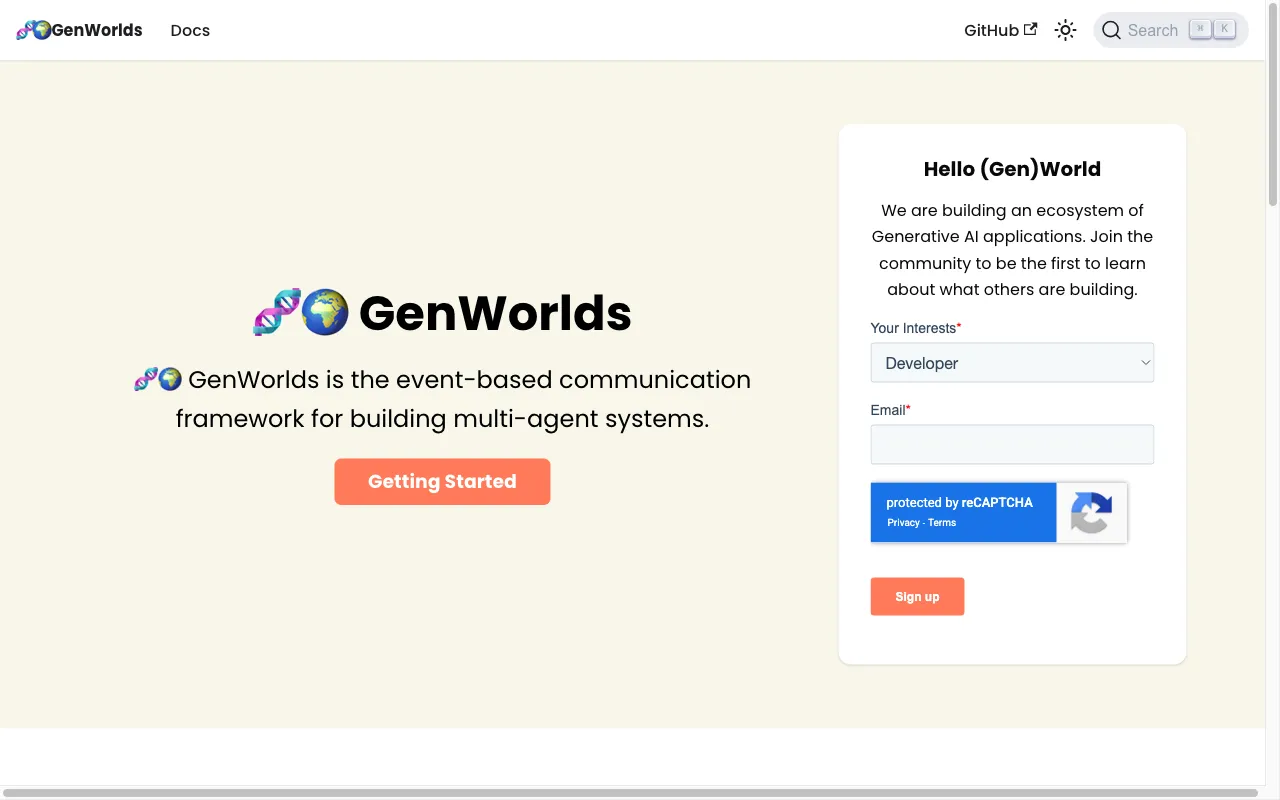 GenWorlds — preview screenshot