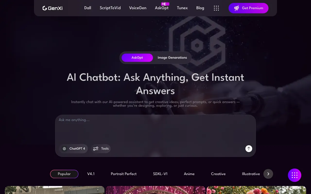 GenXi — preview screenshot