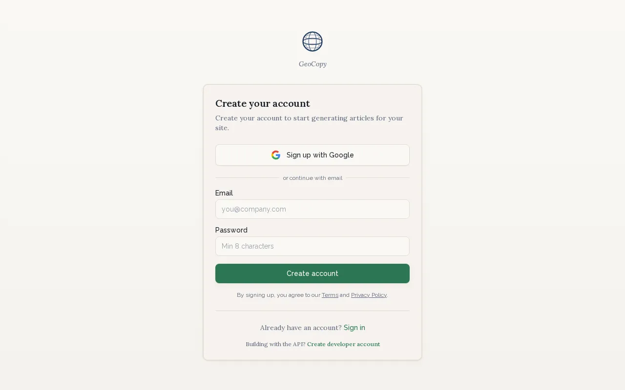 GeoCopy — preview screenshot