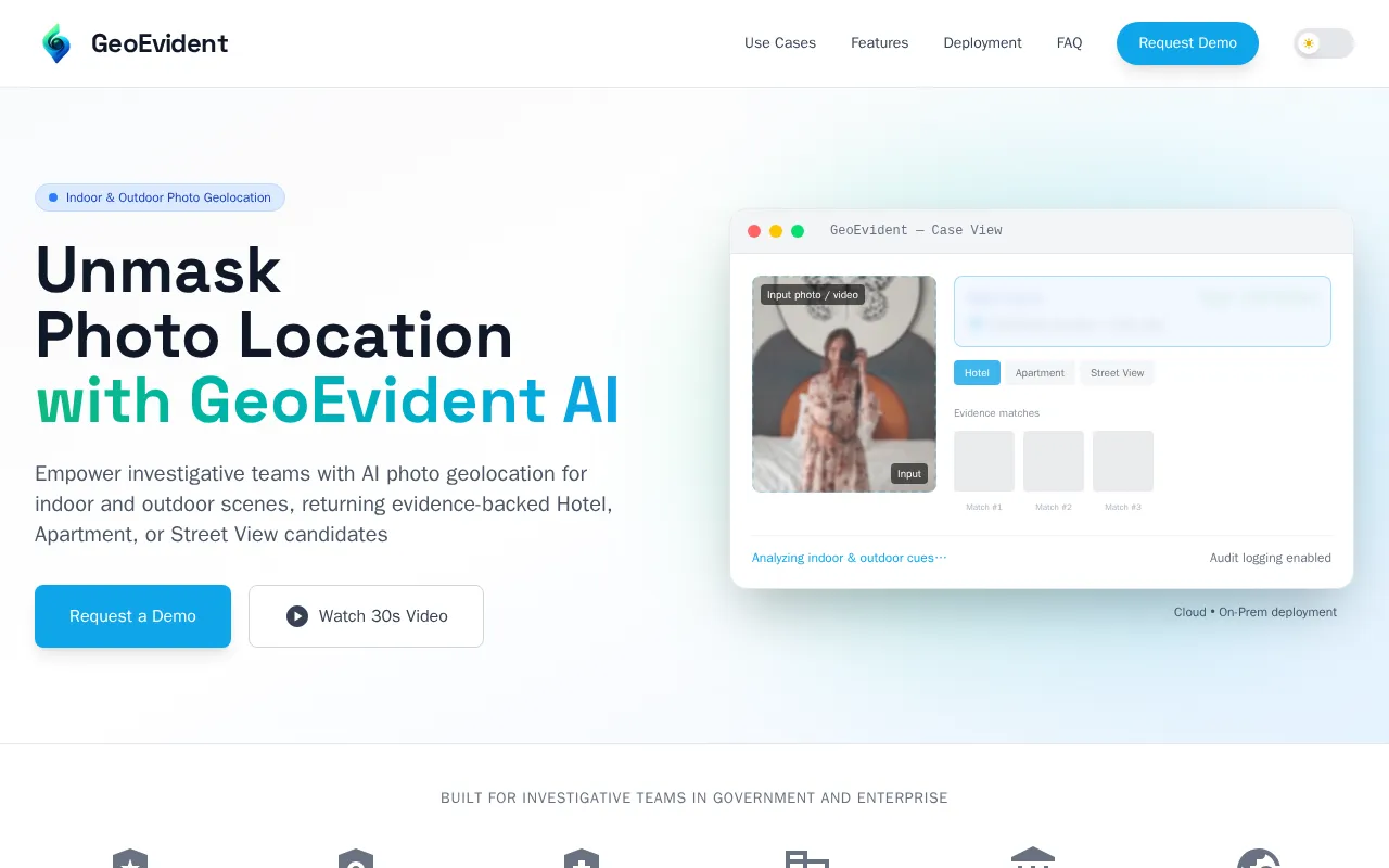 GeoEvident — preview screenshot