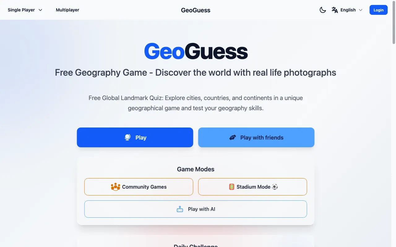 GeoGuess — preview screenshot