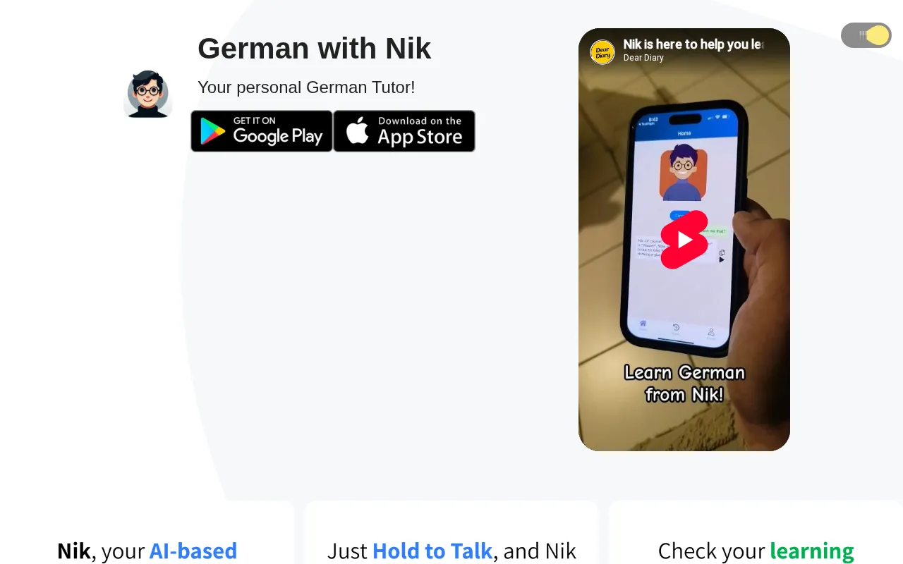 German with Nik — preview screenshot