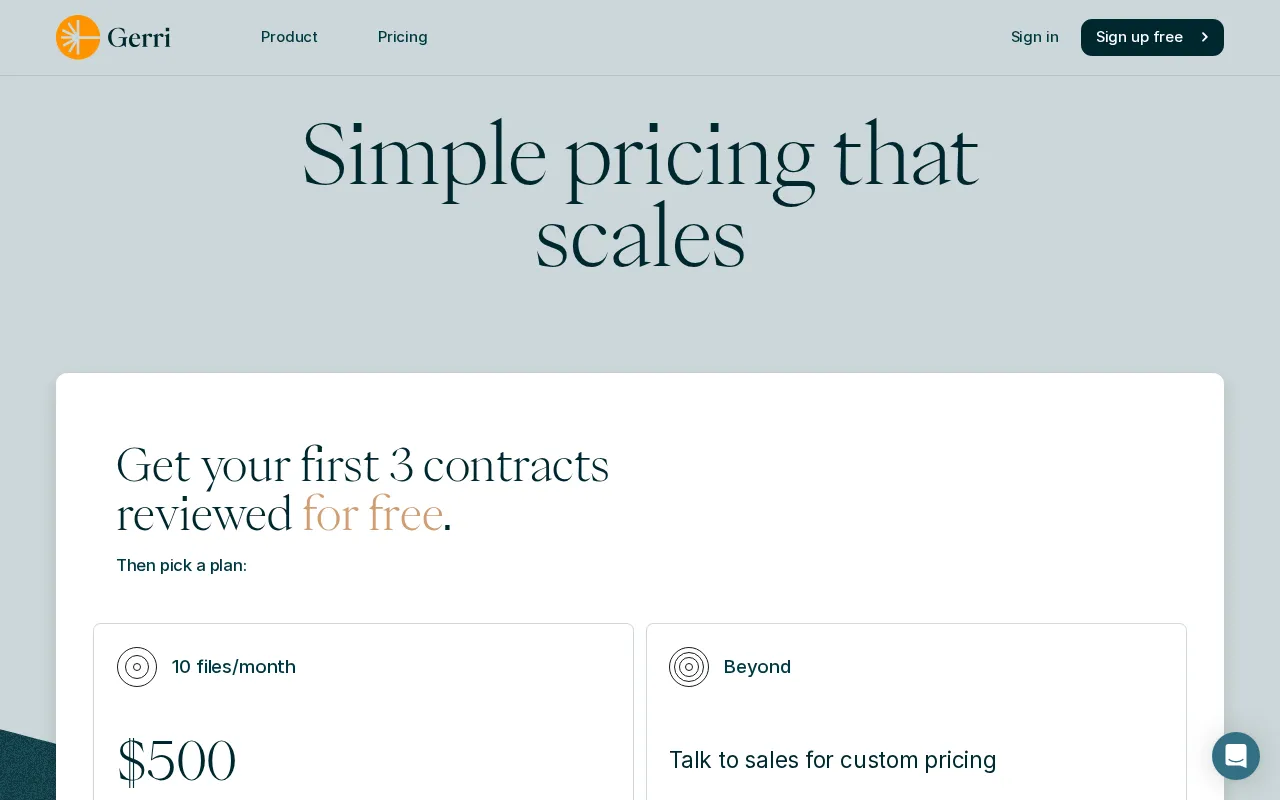 Common Paper — pricing page