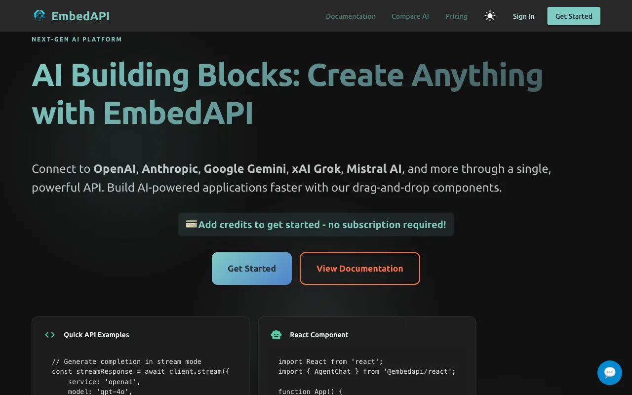 EmbedAPI — preview screenshot