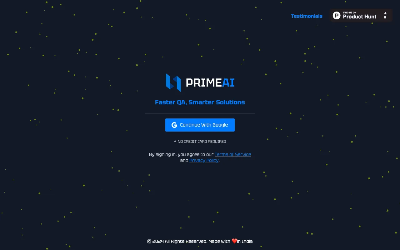 Get PrimeAI — preview screenshot