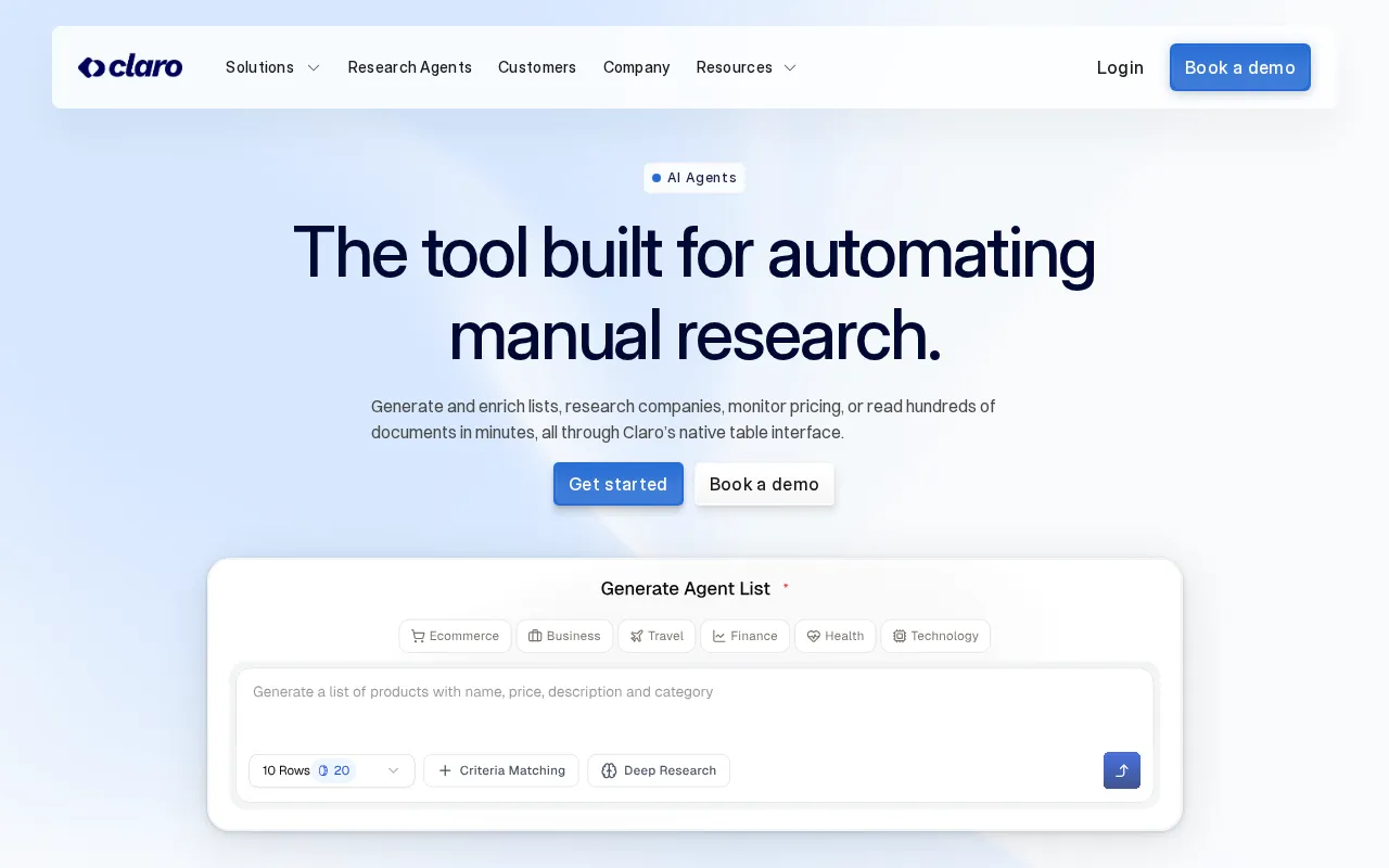 Claro — preview screenshot