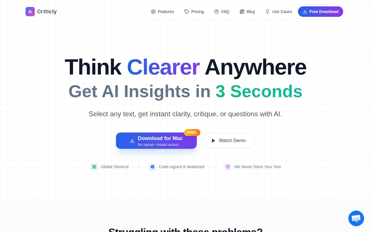 Criticly — preview screenshot