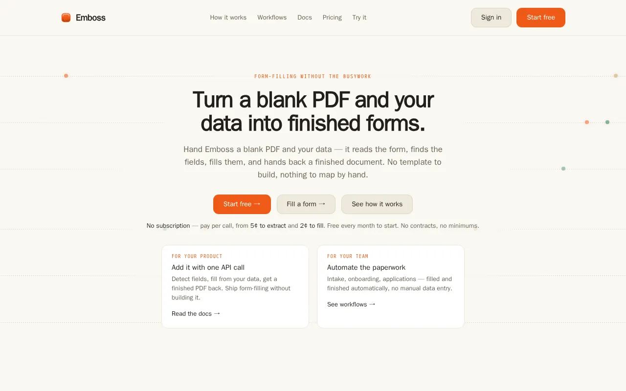 Getemboss — preview screenshot
