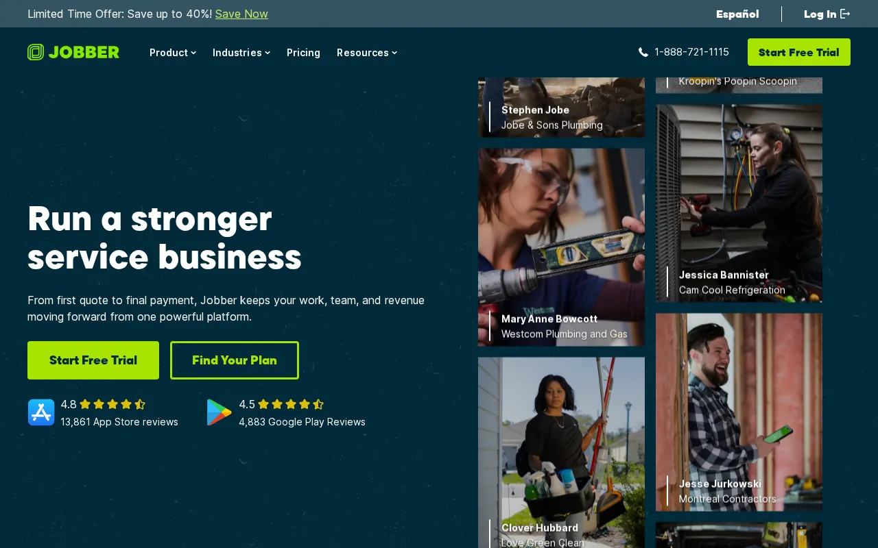 Getjobber — preview screenshot