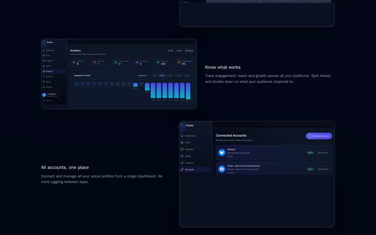 Getposta — pricing page