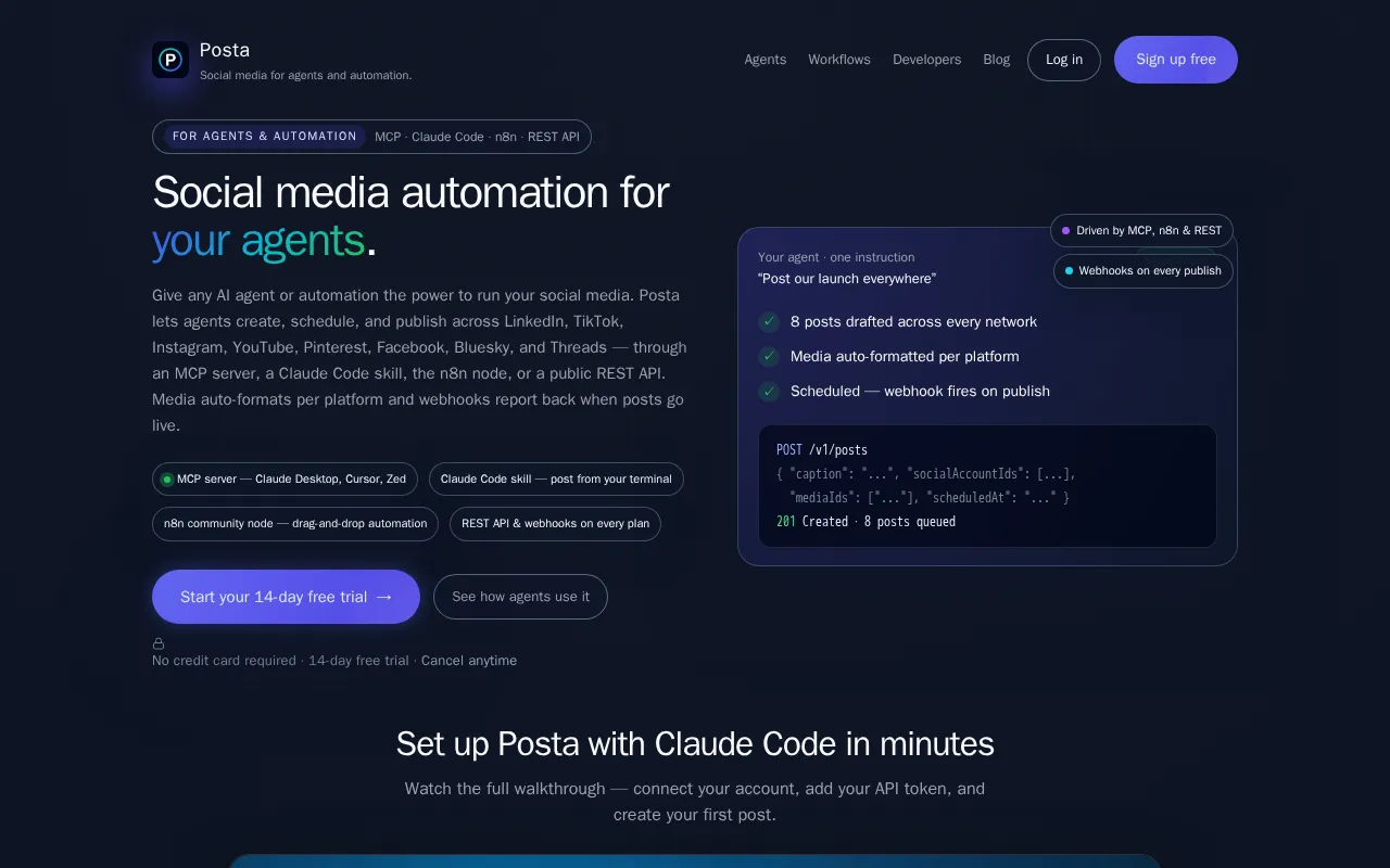 Getposta — preview screenshot