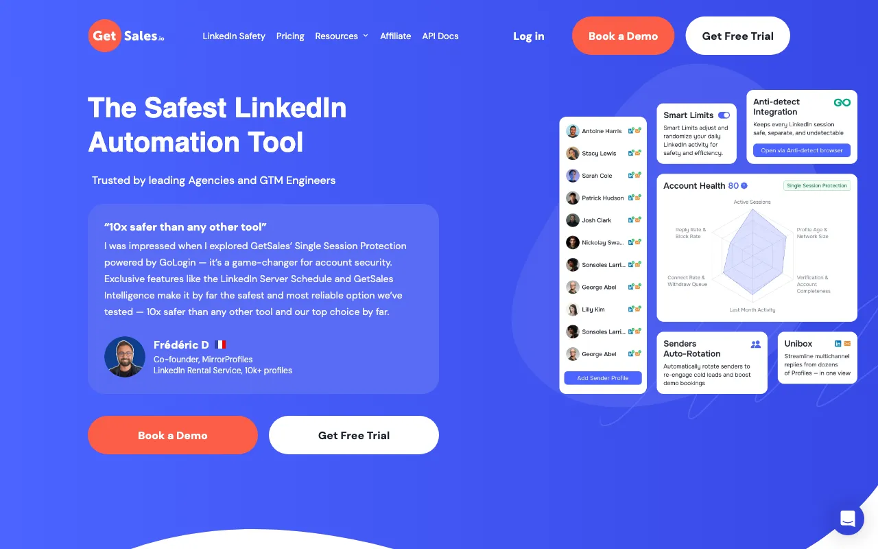 GetSales.io — preview screenshot