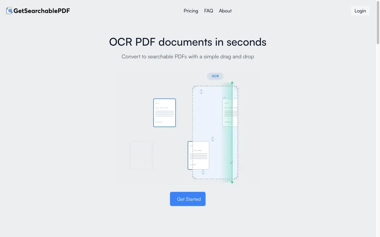GetSearchablePDF — preview screenshot