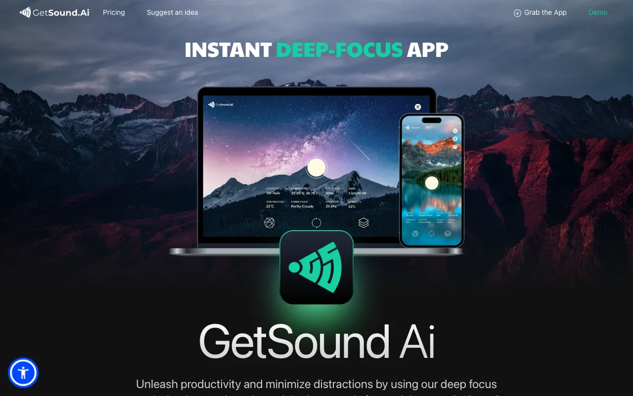 Getsound — preview screenshot
