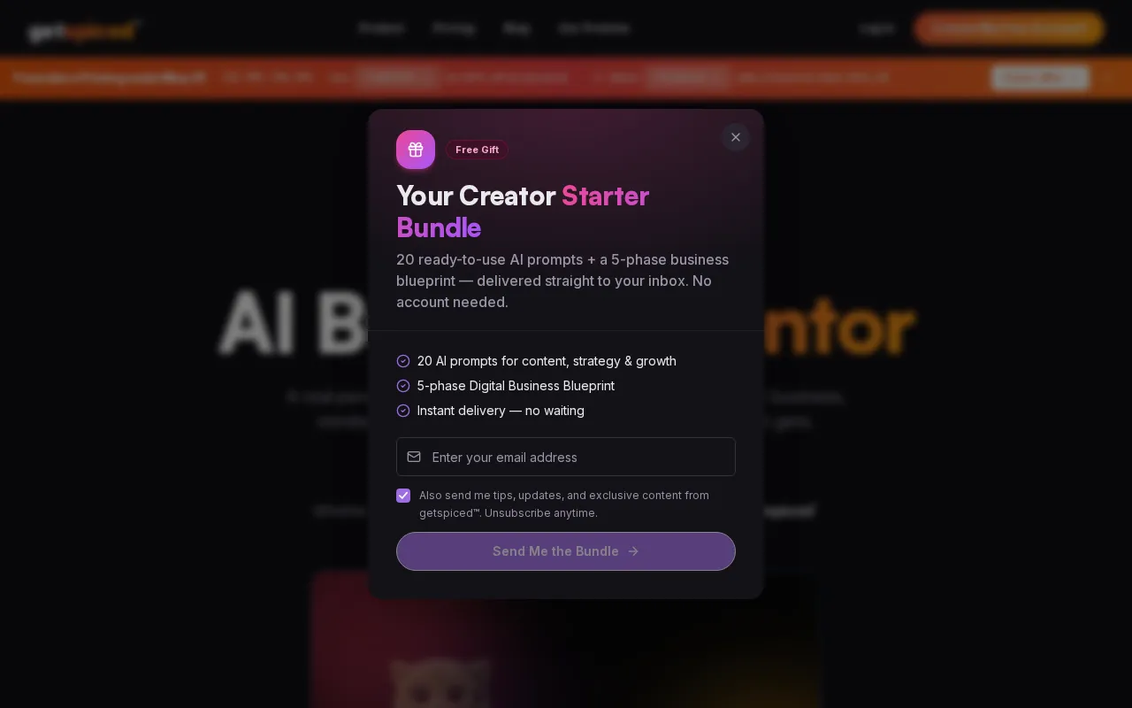 GetSpiced — preview screenshot