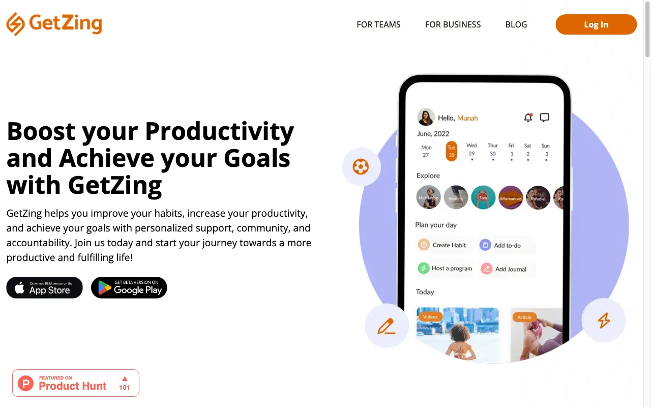 GetZingAI — preview screenshot