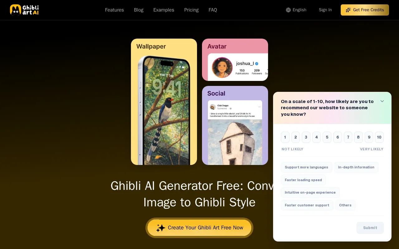 Ghibli Art AI — preview screenshot