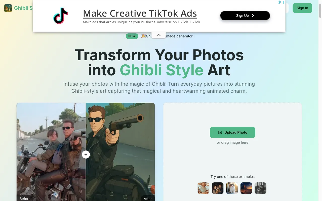 Ghibli Style — preview screenshot