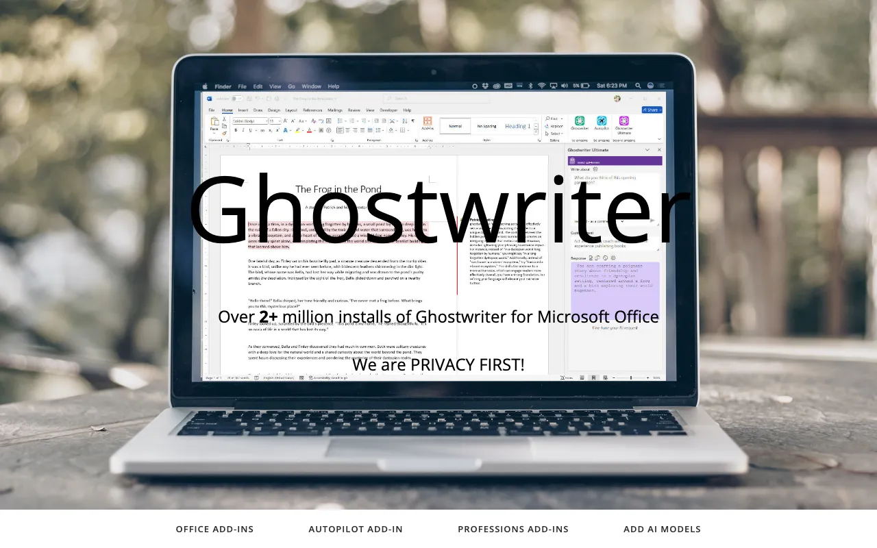 ghostwriter-ai.com — preview screenshot