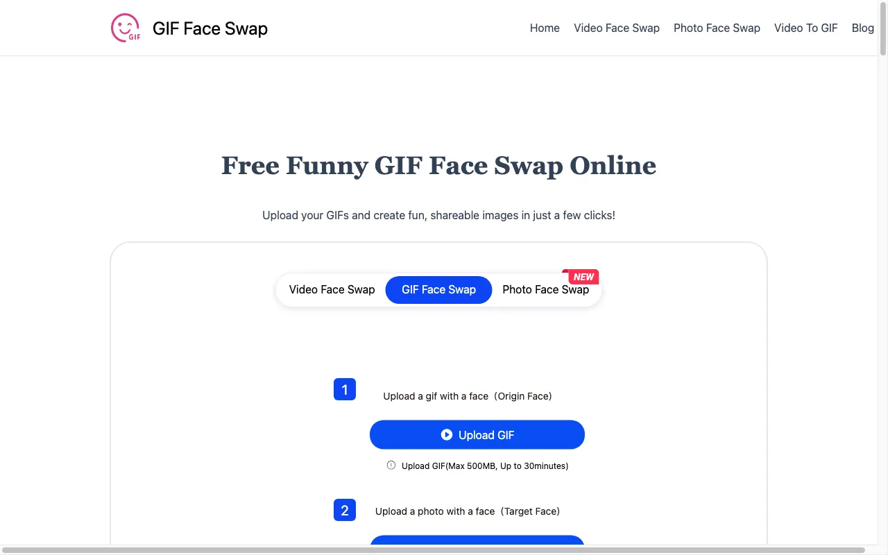 GIF Face Swap — preview screenshot