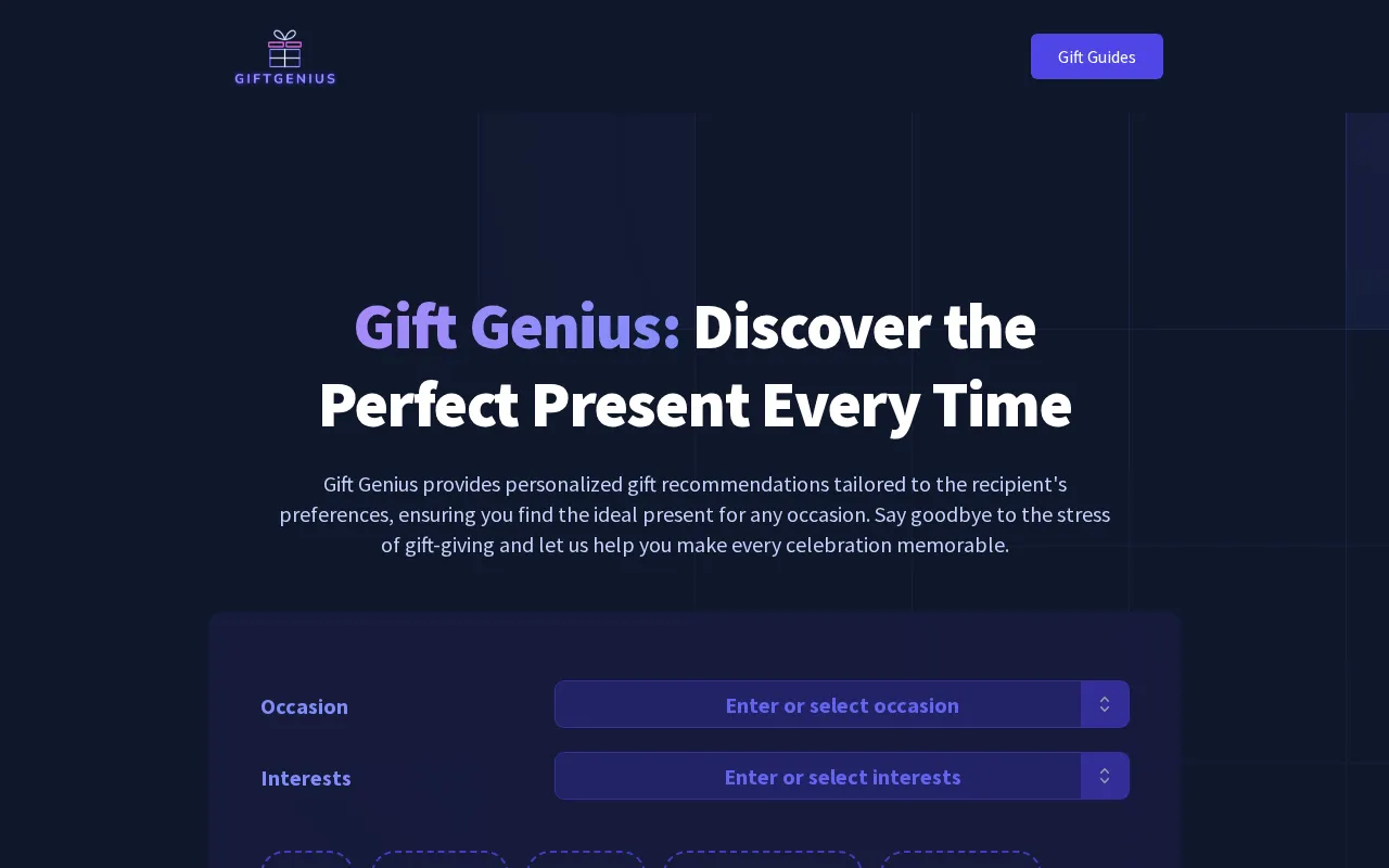 Gift Genius — preview screenshot
