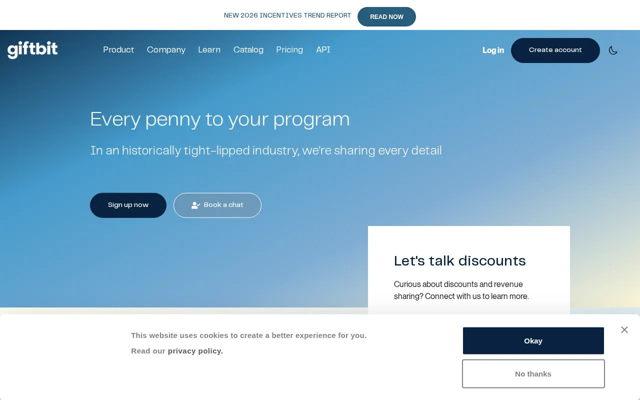 Giftbit — pricing page