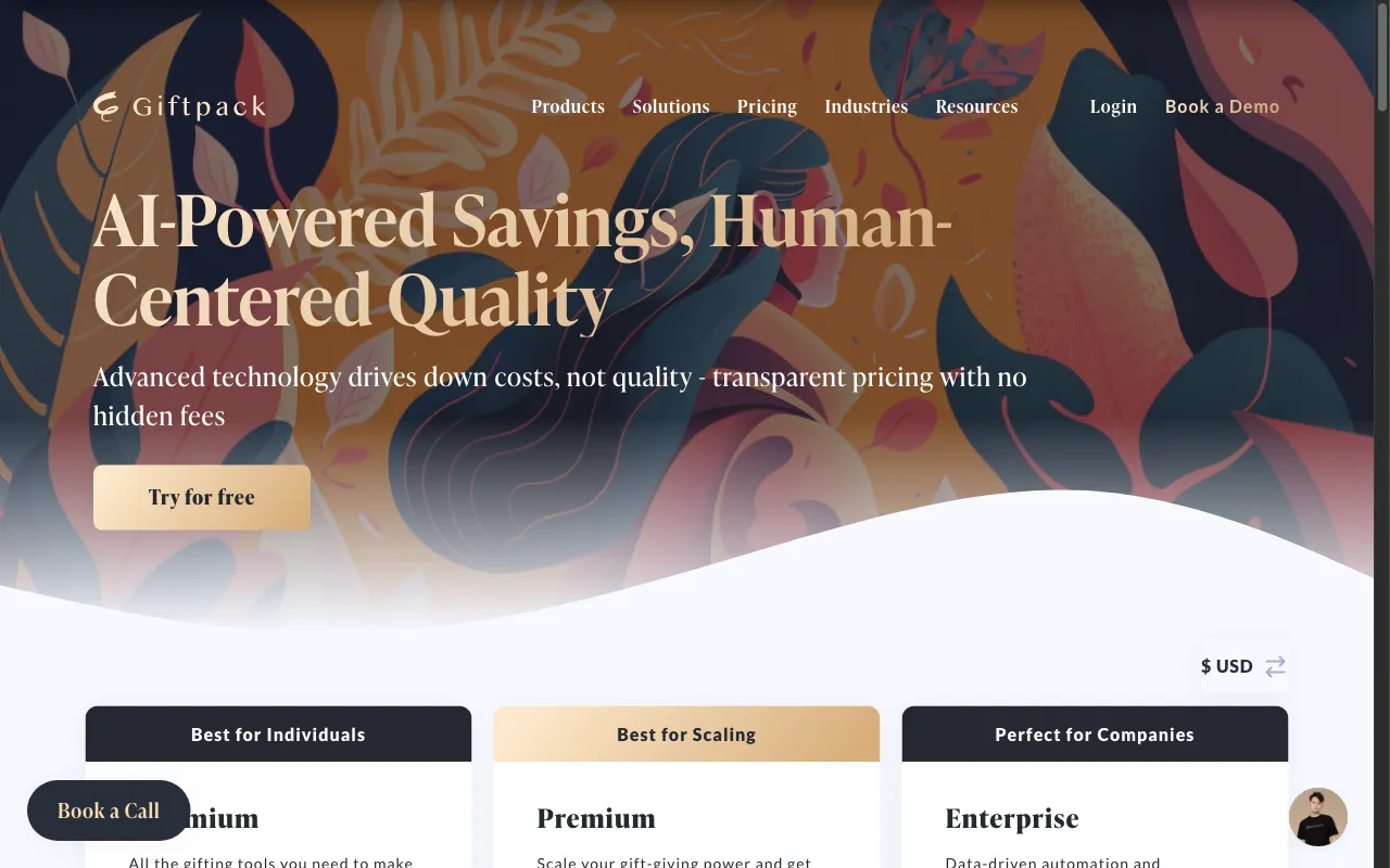 Giftpack — pricing page