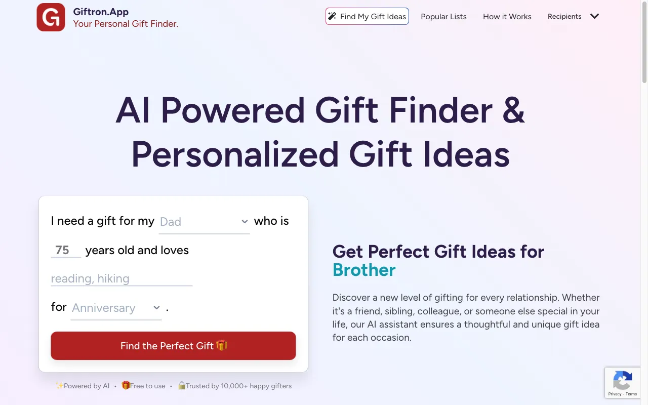 Giftron — preview screenshot