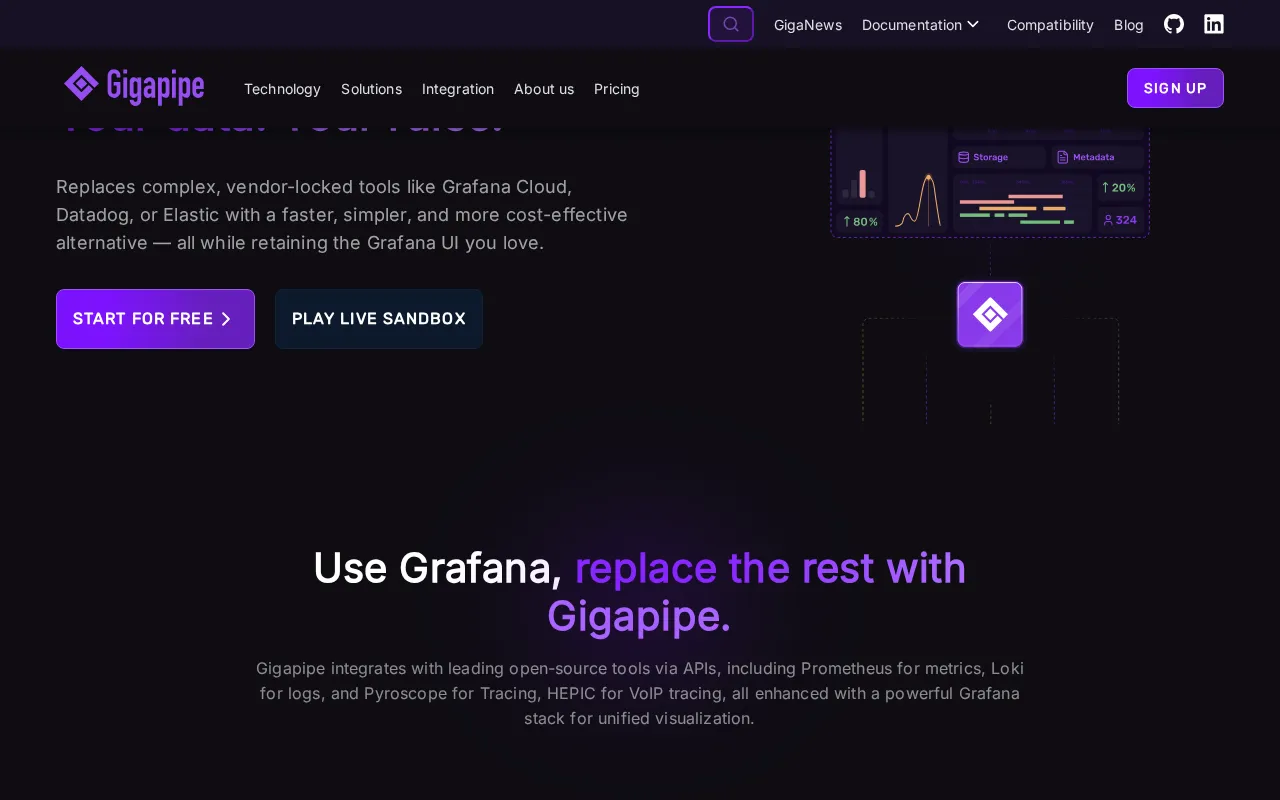 Gigapipe — preview screenshot