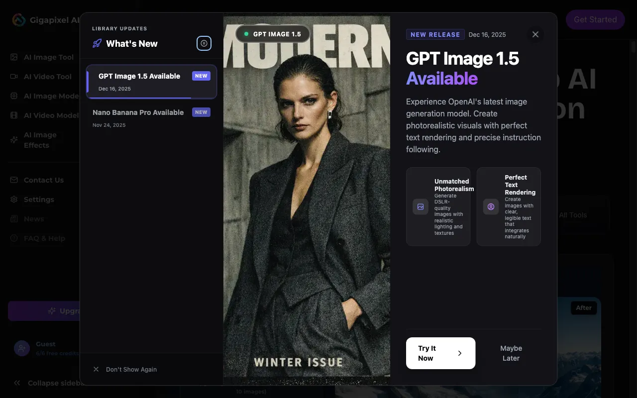 Gigapixel AI — preview screenshot