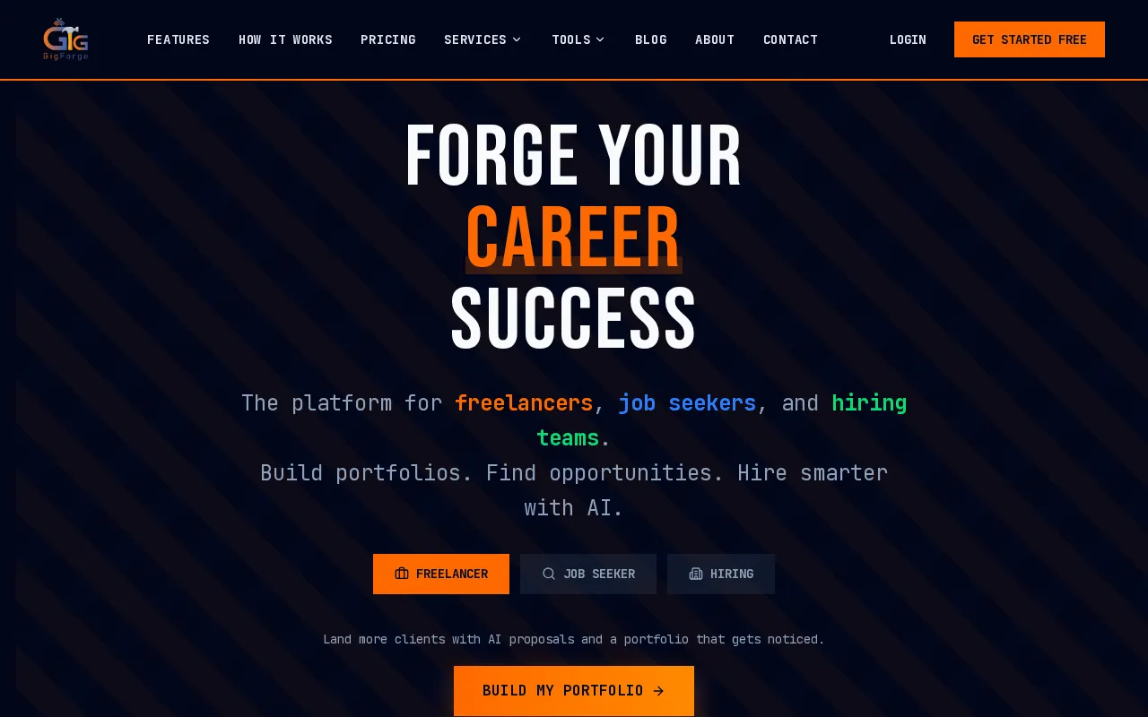 GigForge — preview screenshot