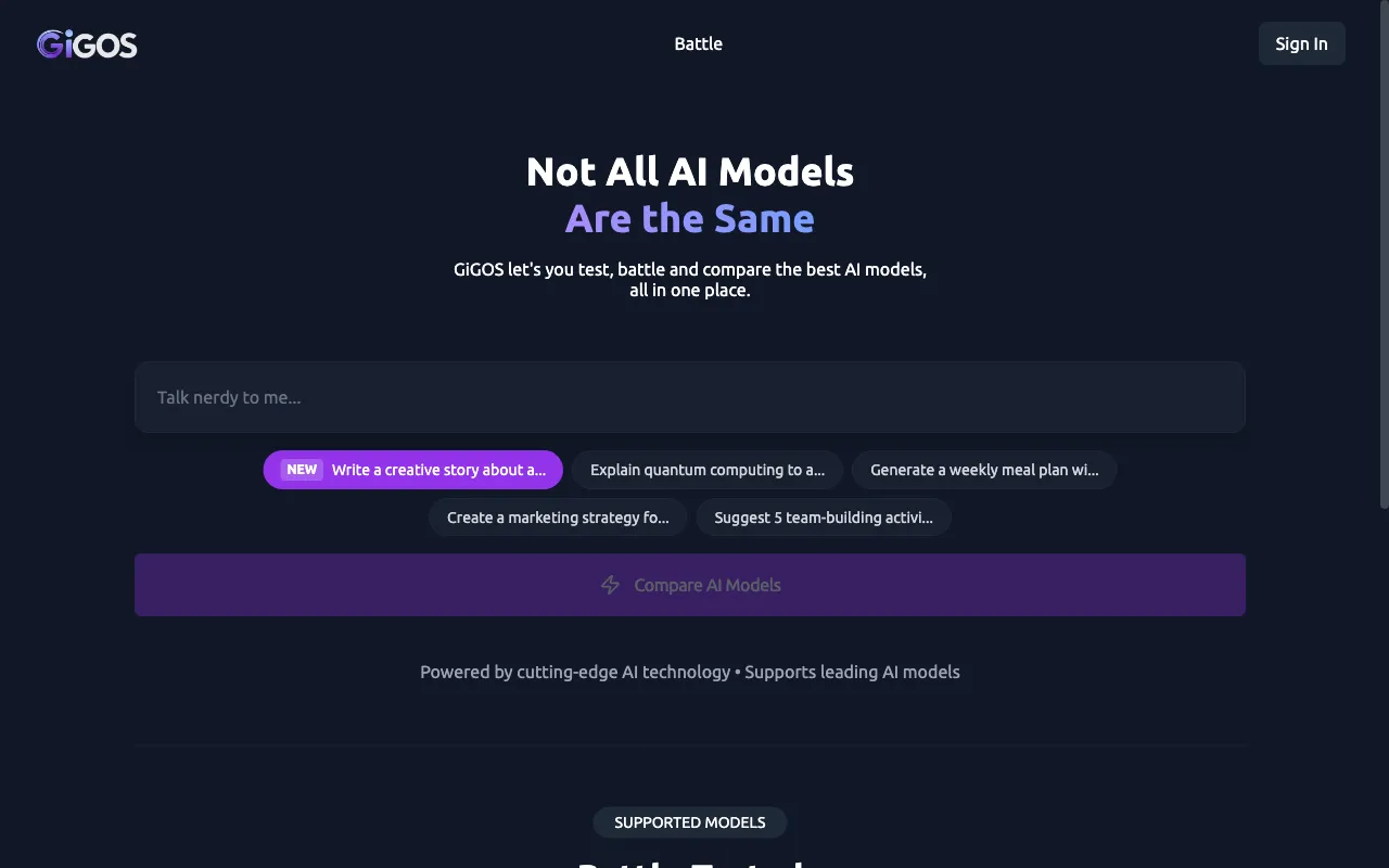 GiGOS — preview screenshot